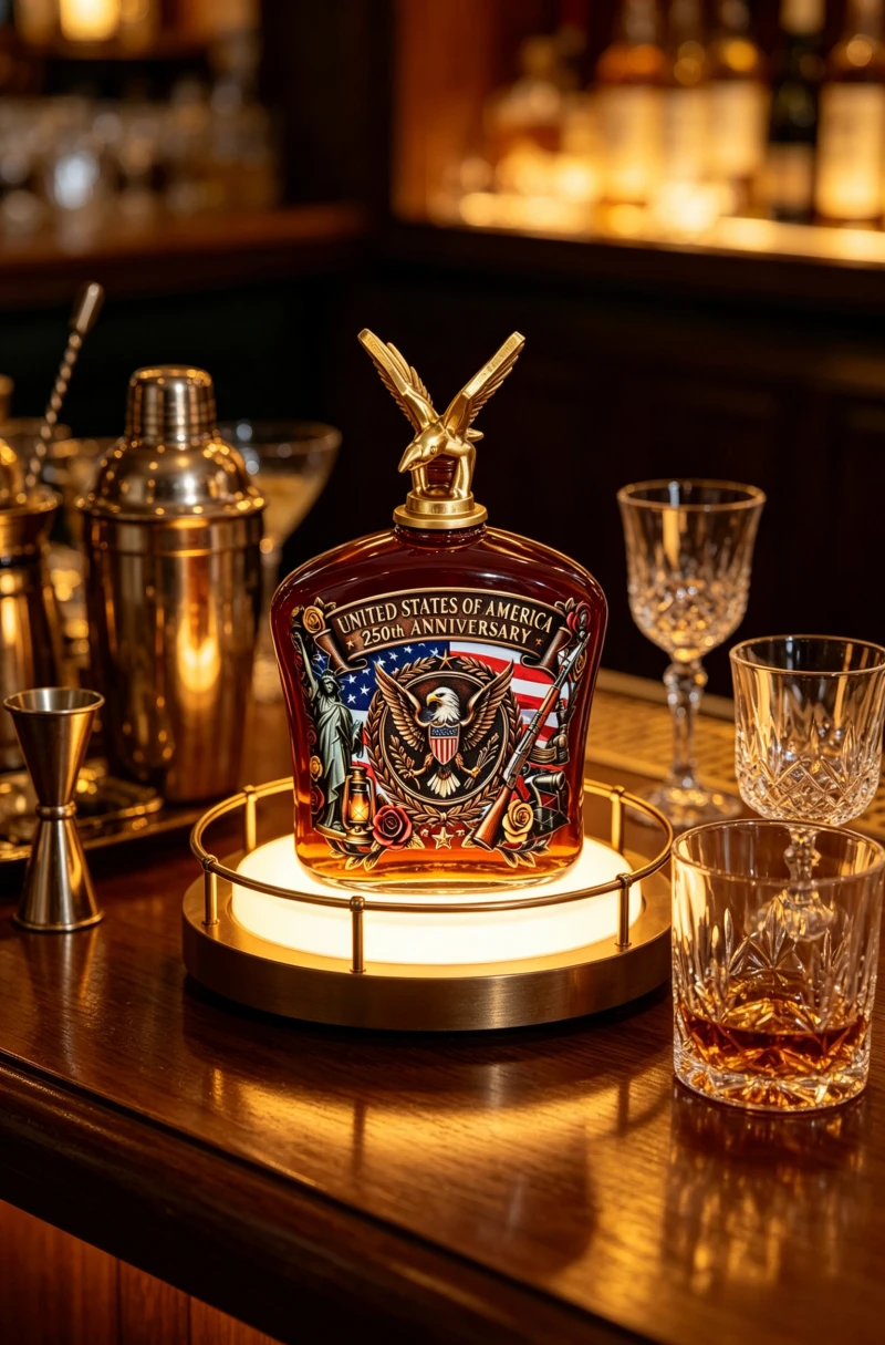 Vintage American Freedom Eagle - Vintage Collectible Liquor Bottles ulasan dan harga