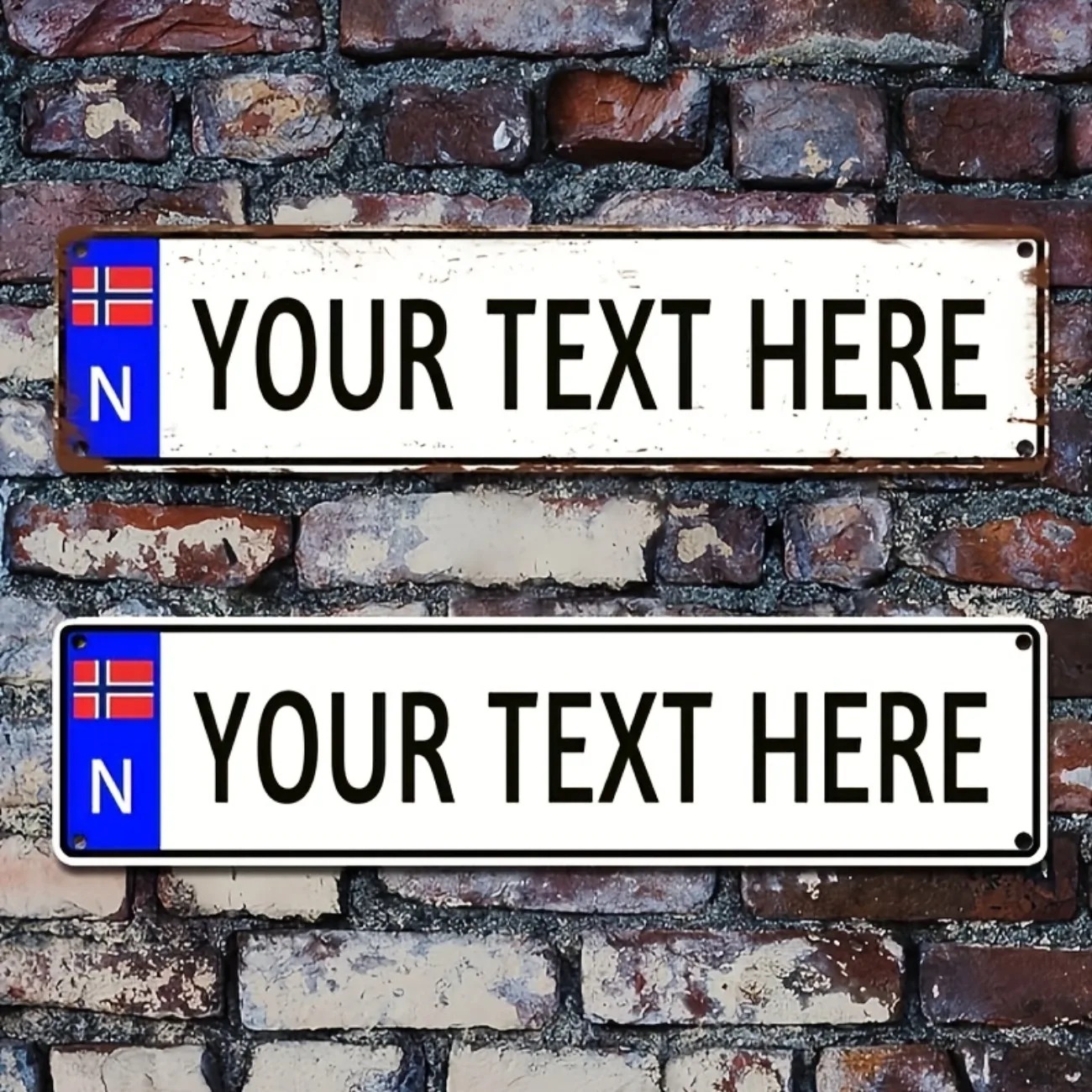 Custom Text Norwegian Vintage  - Vintage Collectible Plates ulasan dan harga