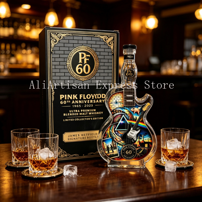 Vintage Rock Style Guitar-Axe  - Vintage Collectible Liquor Bottles ulasan dan harga