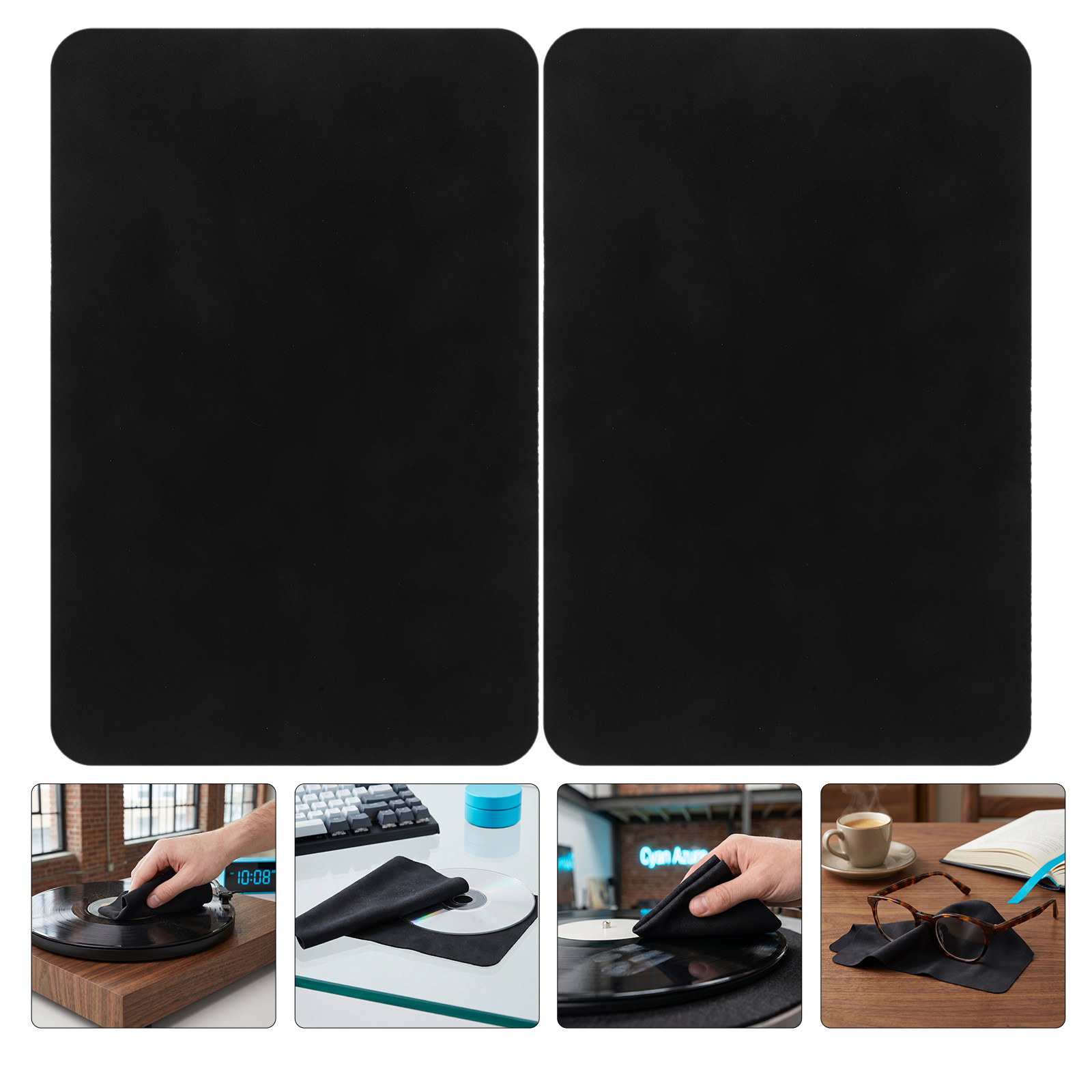 10Pcs Vinyl Record Cleaning Cl - Vinyl Record Cleaner ulasan dan harga