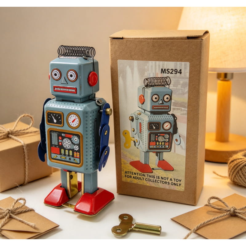 Vintage MS294 Tin Wind-Up Robo - Vintage Collectibles Store ulasan dan harga