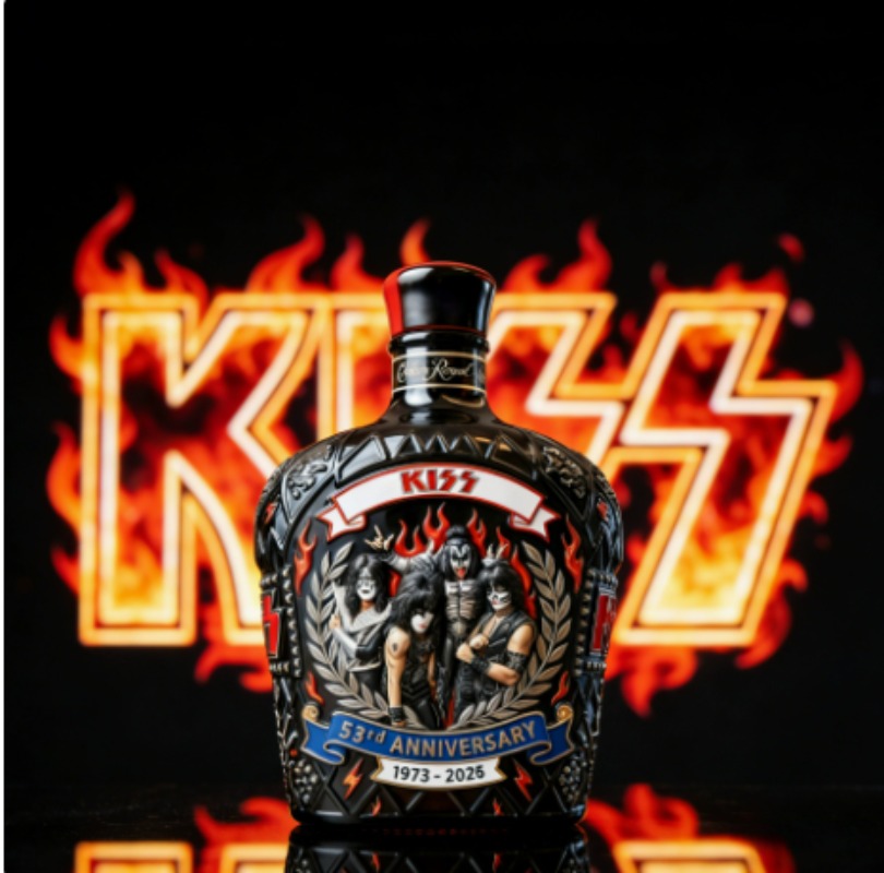 Collectible KISS Band Style Wh - Vintage Collectible Liquor Bottles ulasan dan harga