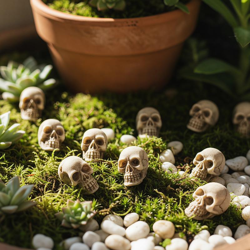 Mini Skull Figurines 20Pcs Col - Vintage Collectibles Store ulasan dan harga