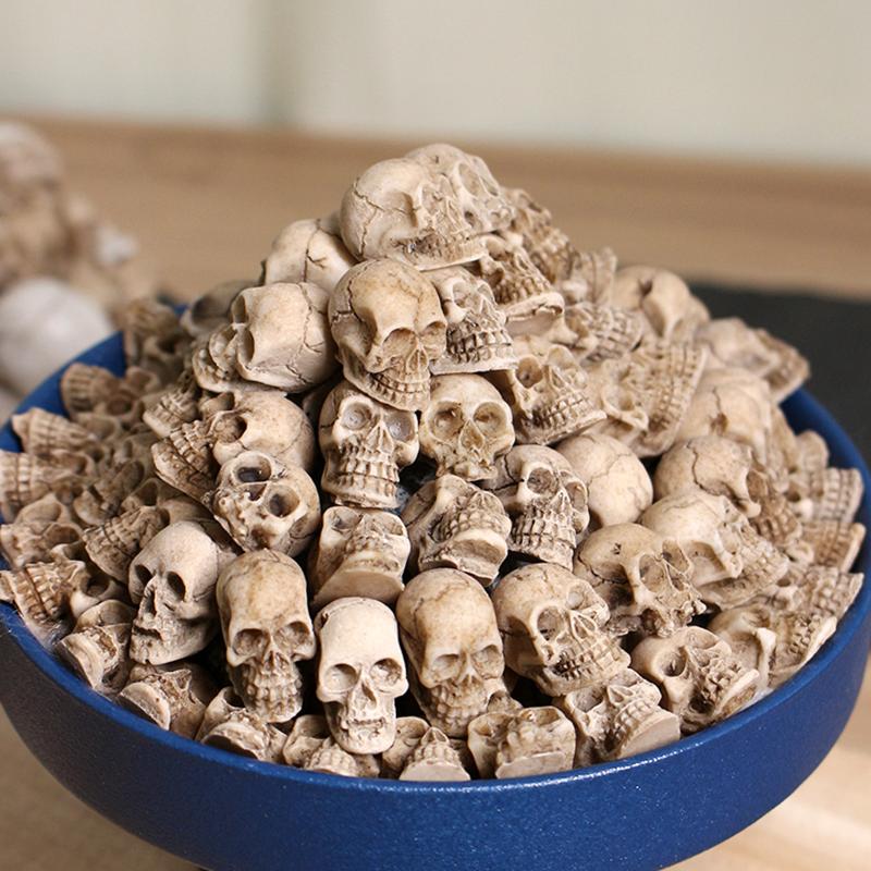 Mini Skull Figurines 20Pcs Col - Vintage Collectibles Store ulasan dan harga